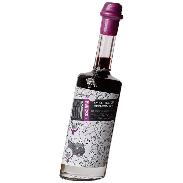 3 PUGS BLACKCURRANT GIN 50CL